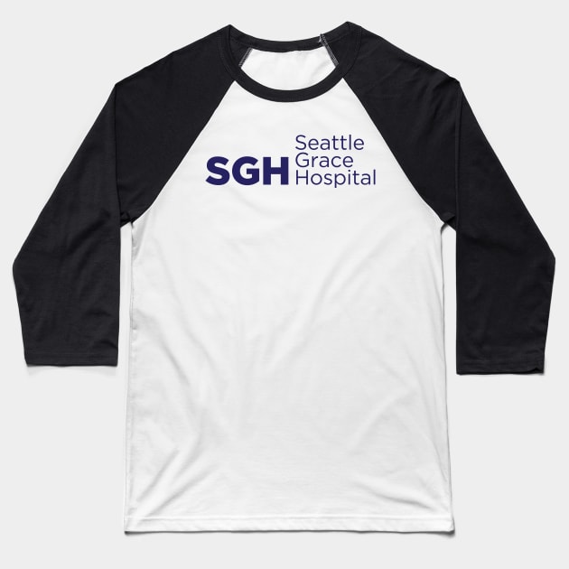 SGH Seattle Grace Hospital Baseball T-Shirt by tvshirts